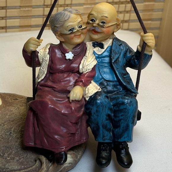 Old Couple on a Swing Home Decor etc. - Picture 3 of 11